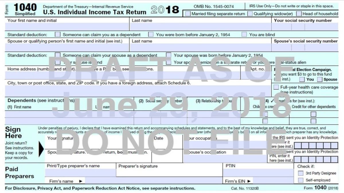 Form 1040 Qbi Explanation Worksheet