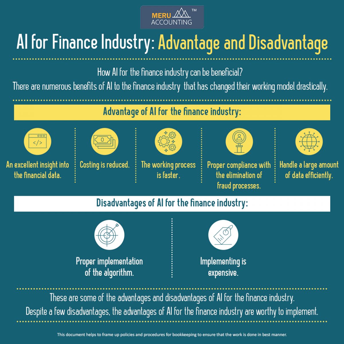 AI For Finance Industry: Advantage And Disadvantage