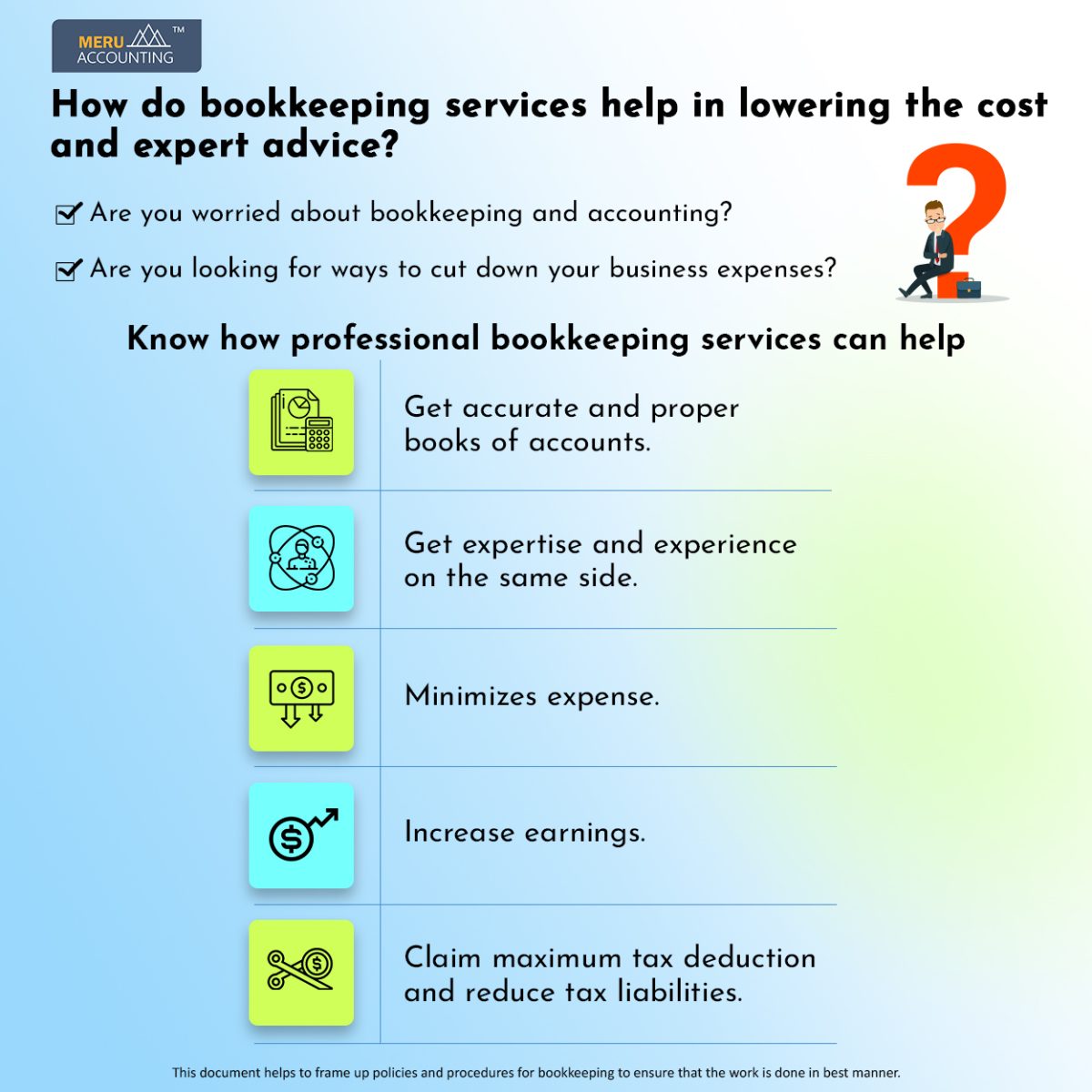 How do bookkeeping services help in lowering the cost and expert advice rucha 1250x1250